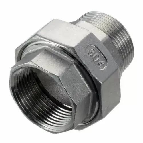 Муфта американка нержавіюча AISI 304 з зовнішньою різьбою DN 10 (3/8")