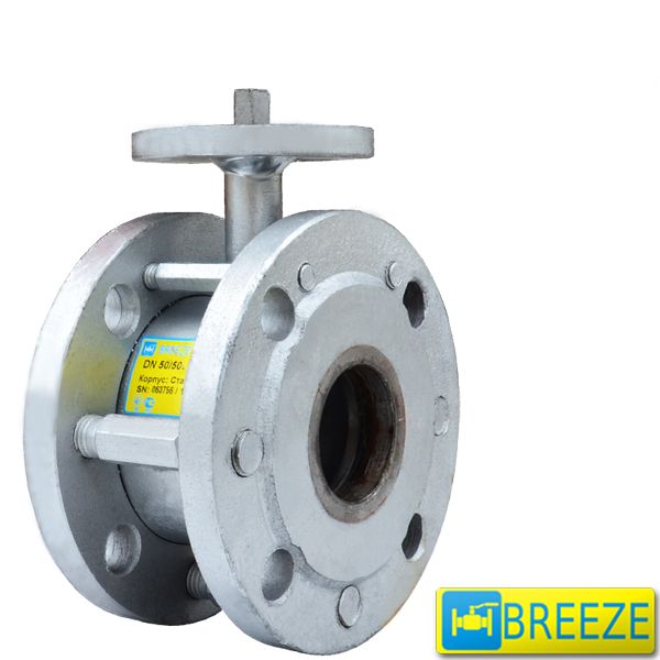 Кран шаровый фланцевый Breeze 11с942п Ду 25