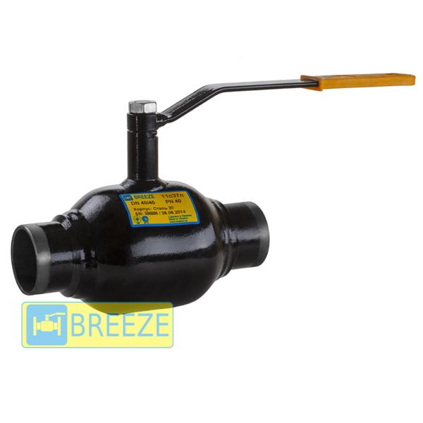 Кран шаровый приварной Breeze 11с37п Ду 15 Ру 40