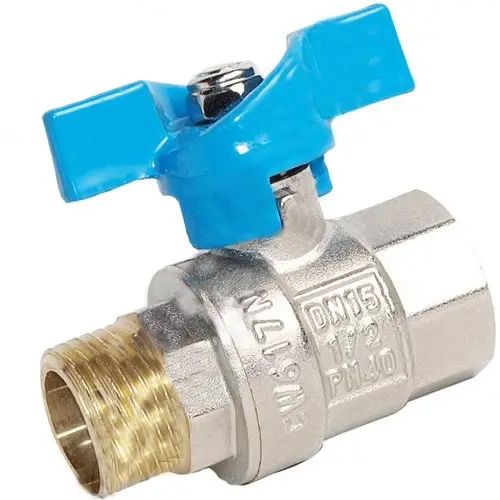 Кран шаровый муфтовый Gross 507 Ду 25 в-н