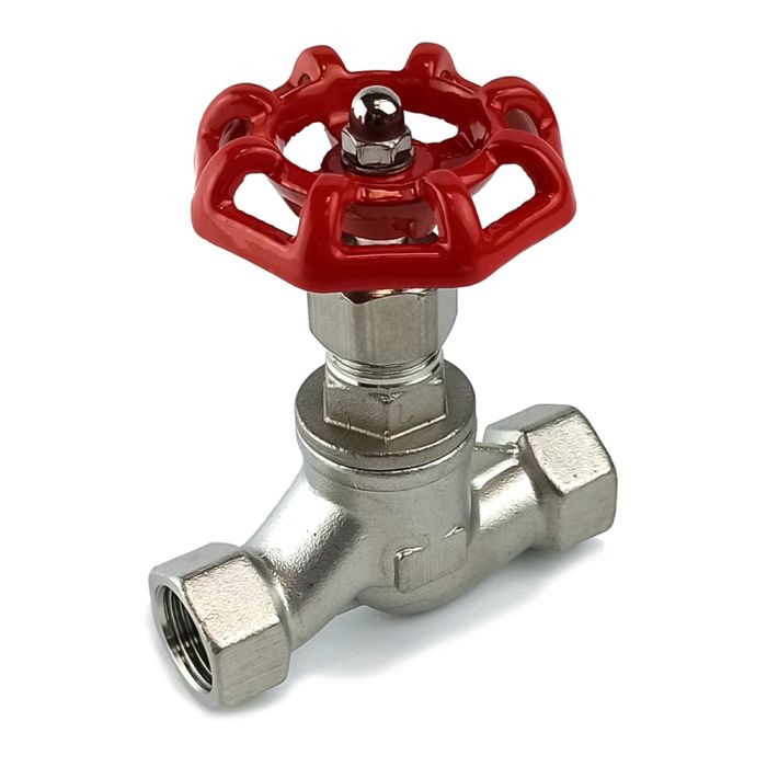 Вентиль муфтовий нержавіючий AISI 304 Armaval DN 15 (1/2")